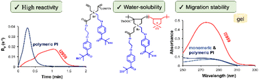 Graphical abstract: A cyclopolymerizable, doubly Irgacure 2959 functionalized quaternary ammonium salt photoinitiator and its water-soluble copolymer with diallyldimethylammonium chloride