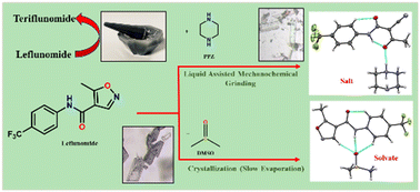 Graphical abstract: Role of mechanochemical synthesis in the crystal chemistry of leflunomide