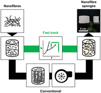Graphical abstract: Rapid preparation of electrospun nanofibre sponges through supercritical CO2 drying
