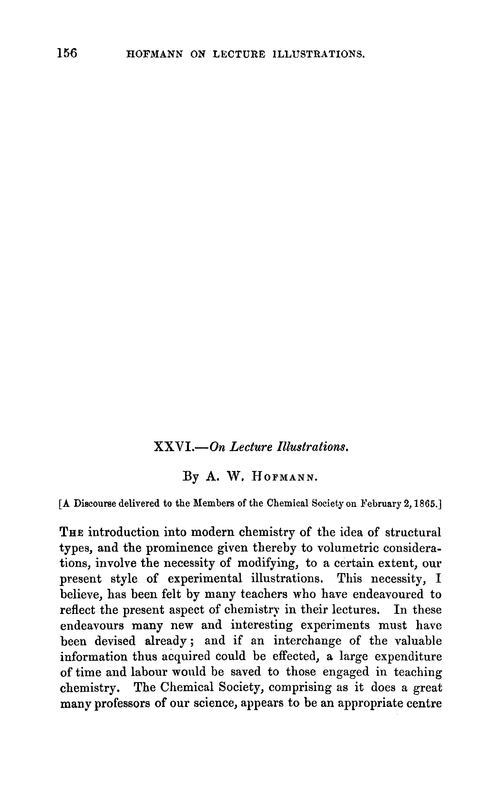 XXVI.—On lecture illustrations