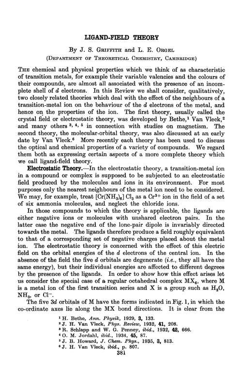 Ligand-field theory