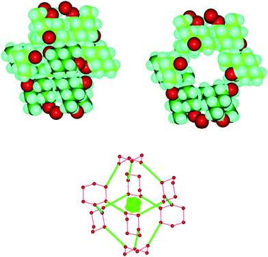 One cage in the crystal structure of D13·(benzene).41