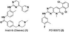 Chemical structures of Bcr/Abl inhibitors.