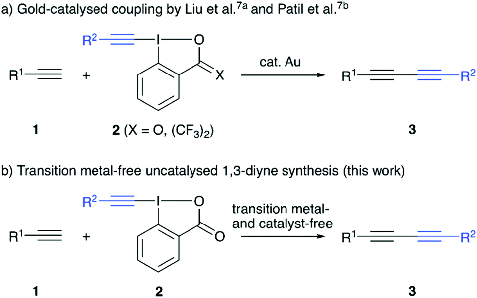 Transition Metal Free Coupling Of Terminal Alkynes And Hypervalent