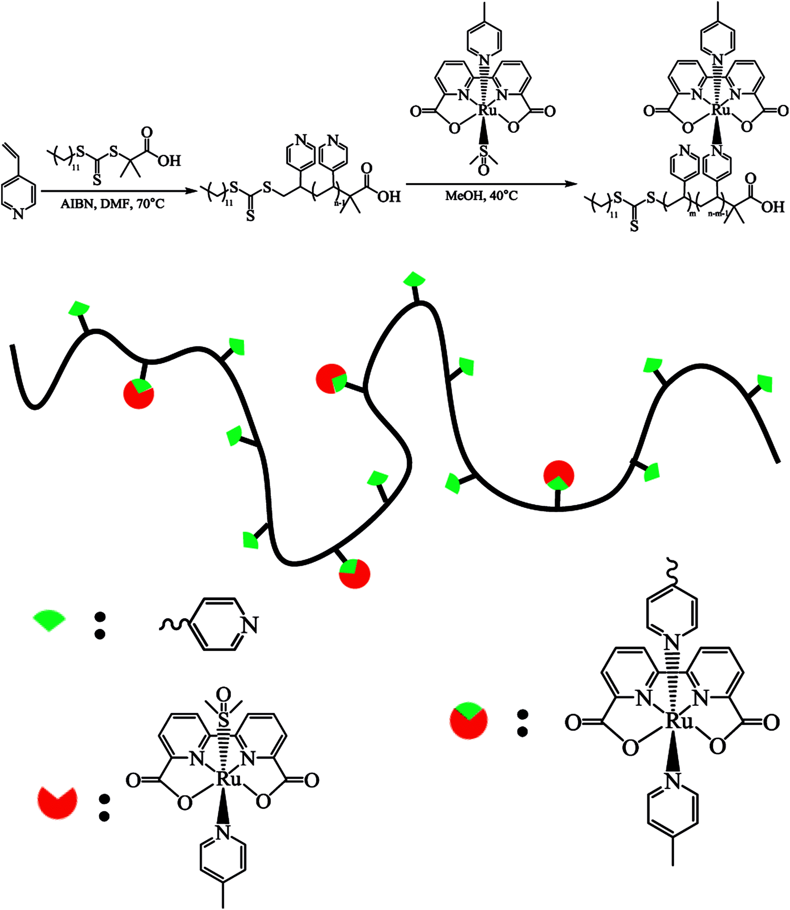 P4VPRu II Bda Polyelectrolytemetal Complex As Water Oxidation