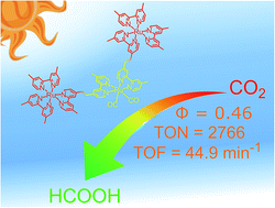 Graphical abstract: Highly efficient, selective, and durable photocatalytic system for CO2 reduction to formic acid