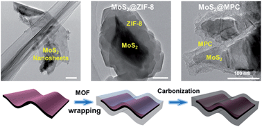 Graphical abstract: Supercapacitive energy storage performance of molybdenum disulfide nanosheets wrapped with microporous carbons