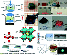 Graphical abstract: Recent progress in the synthesis of hybrid halide perovskite single crystals