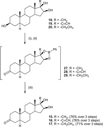 Steroid synthesis organic chemistry