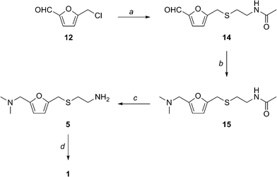 Image result for A new method for the synthesis of ranitidine.