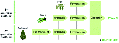 1 of 2 generation bioethanol