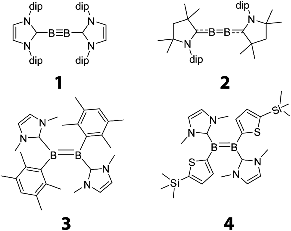 Spying on the boronboron triple bond using spinspin coupling measured