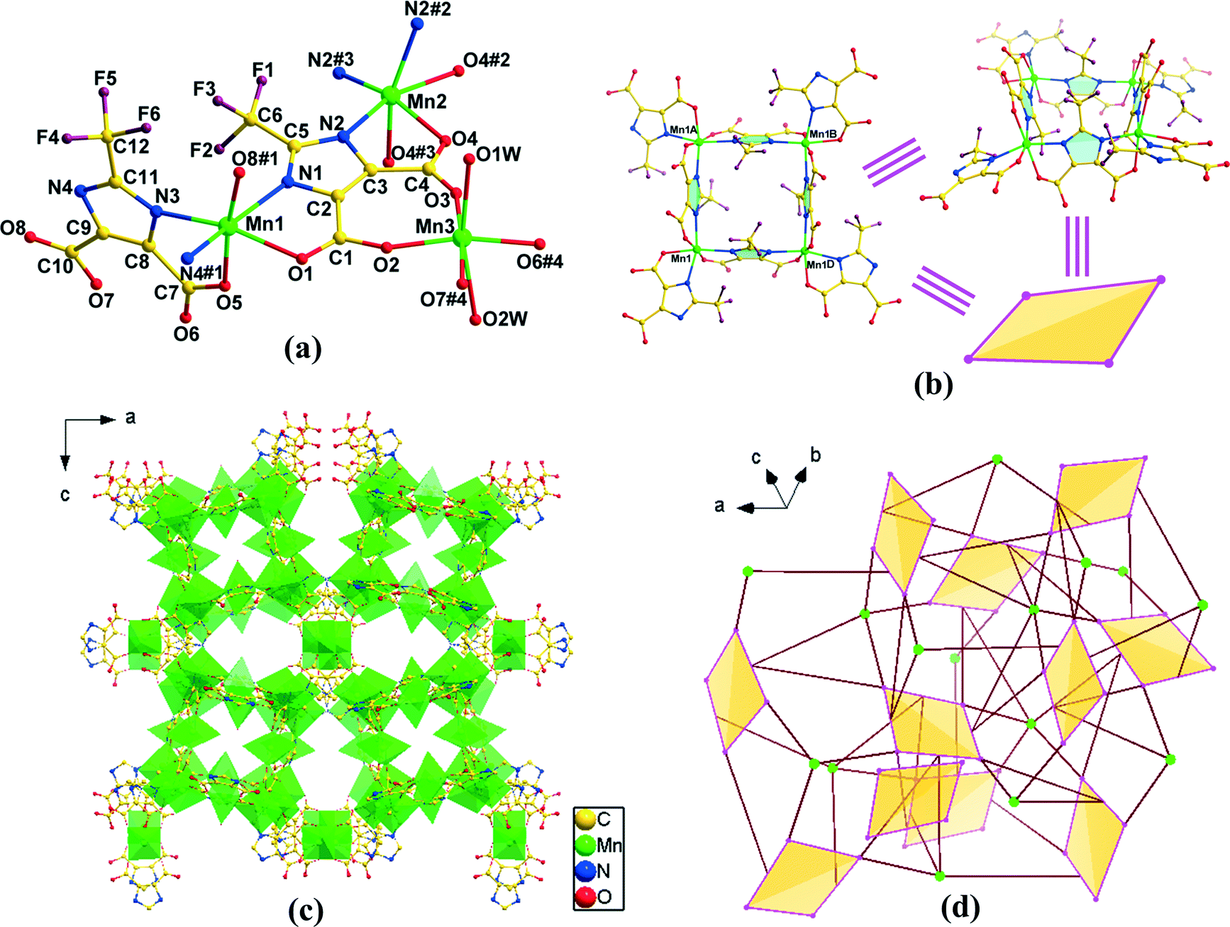 Two new three dimensional metal–organic frameworks with 4 connected image file c5ce c f2 tif