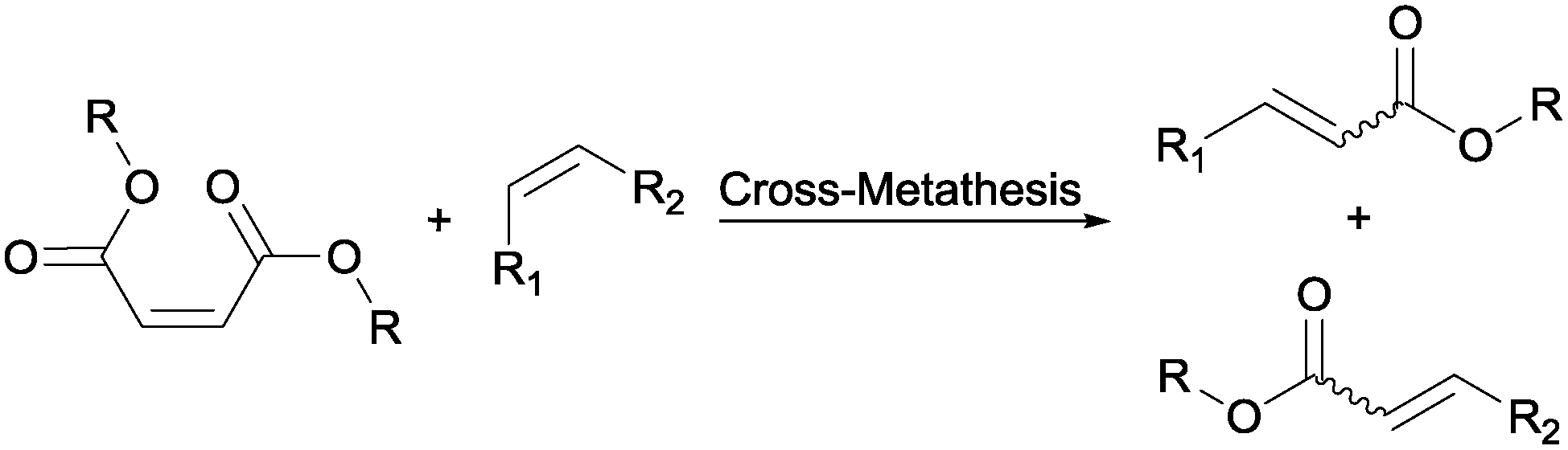 Cross metathesis acrylate