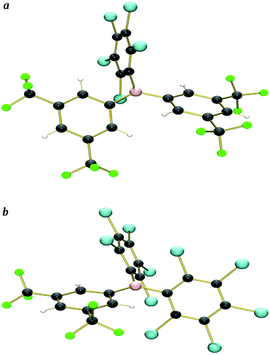 2 (a) x-ray crystallographic structure of b{3,5-(cf 3) 2c 6h 3}