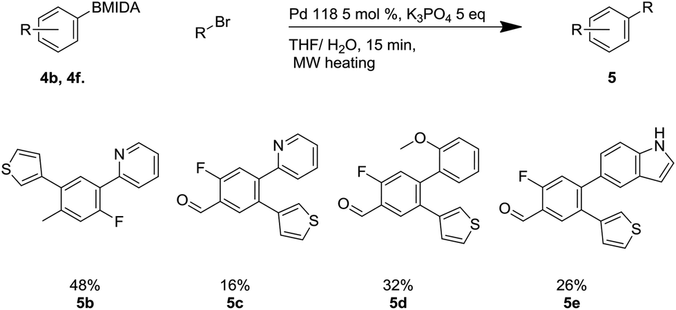 regioselective routes to orthogonally-substituted aromatic mida