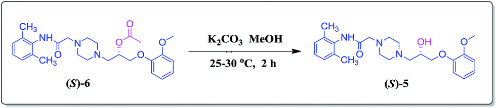 Image result for Ranolazine SYNTHESIS