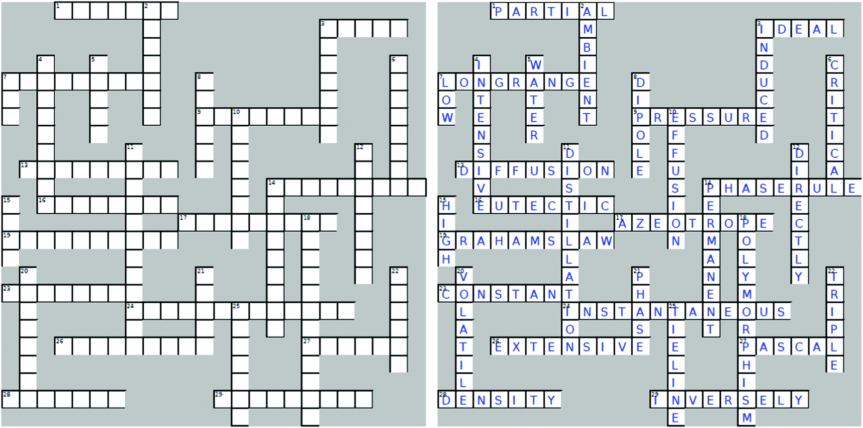 Variety Crossword Puzzle Clue