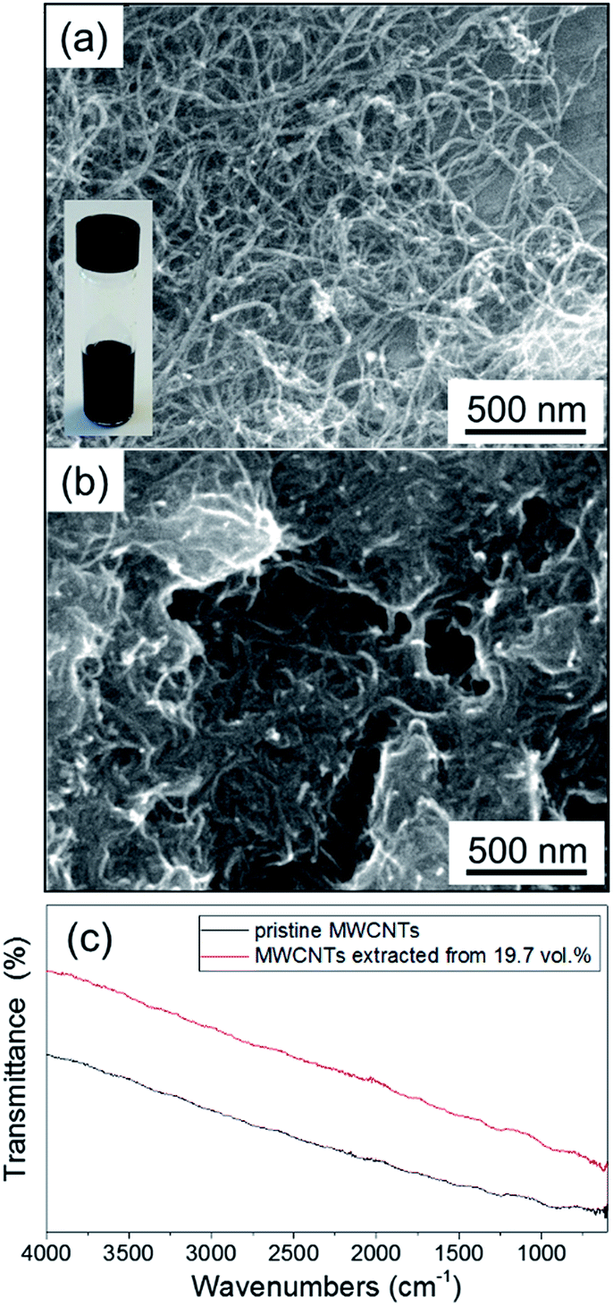Autonomous selfhealing multiwalled carbon nanotube with