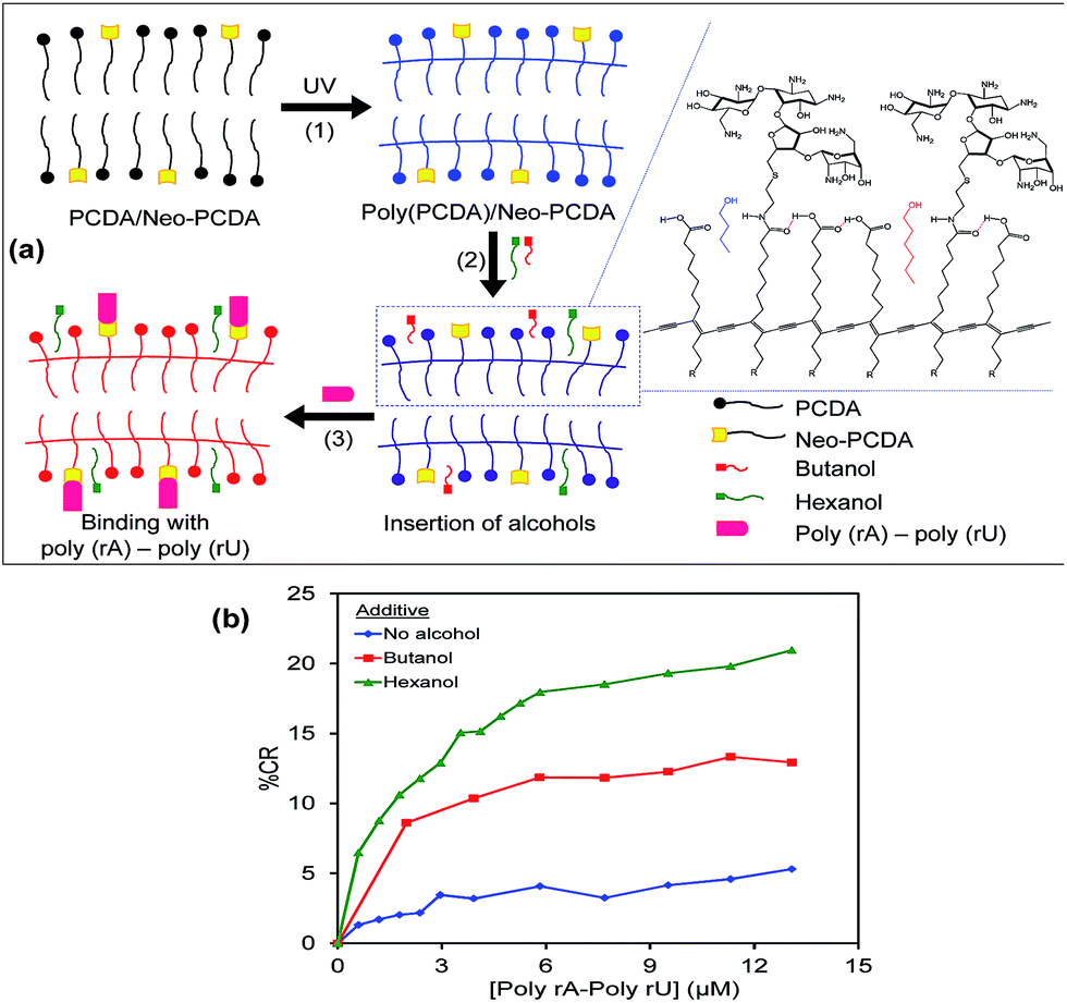 utilization of chromic polydiacetylene assemblies