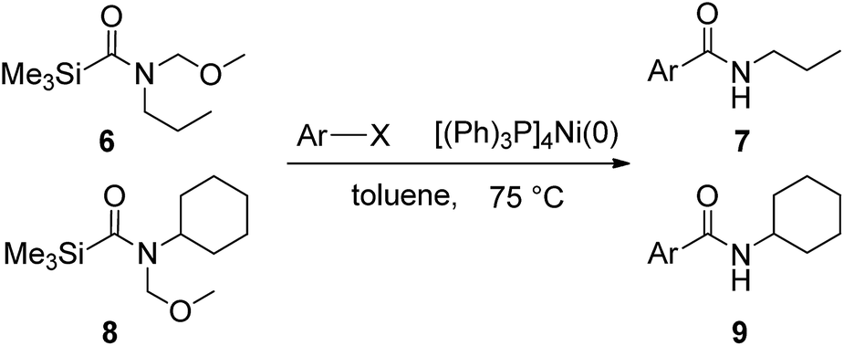 nickel-catalyzed aminocarbonylation of aryl halides using