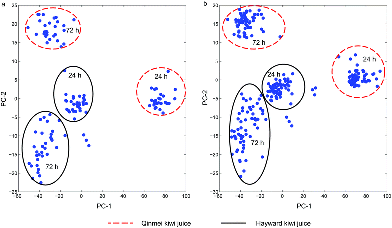 recognition of osmotolerant yeast spoilage in kiwi juices by