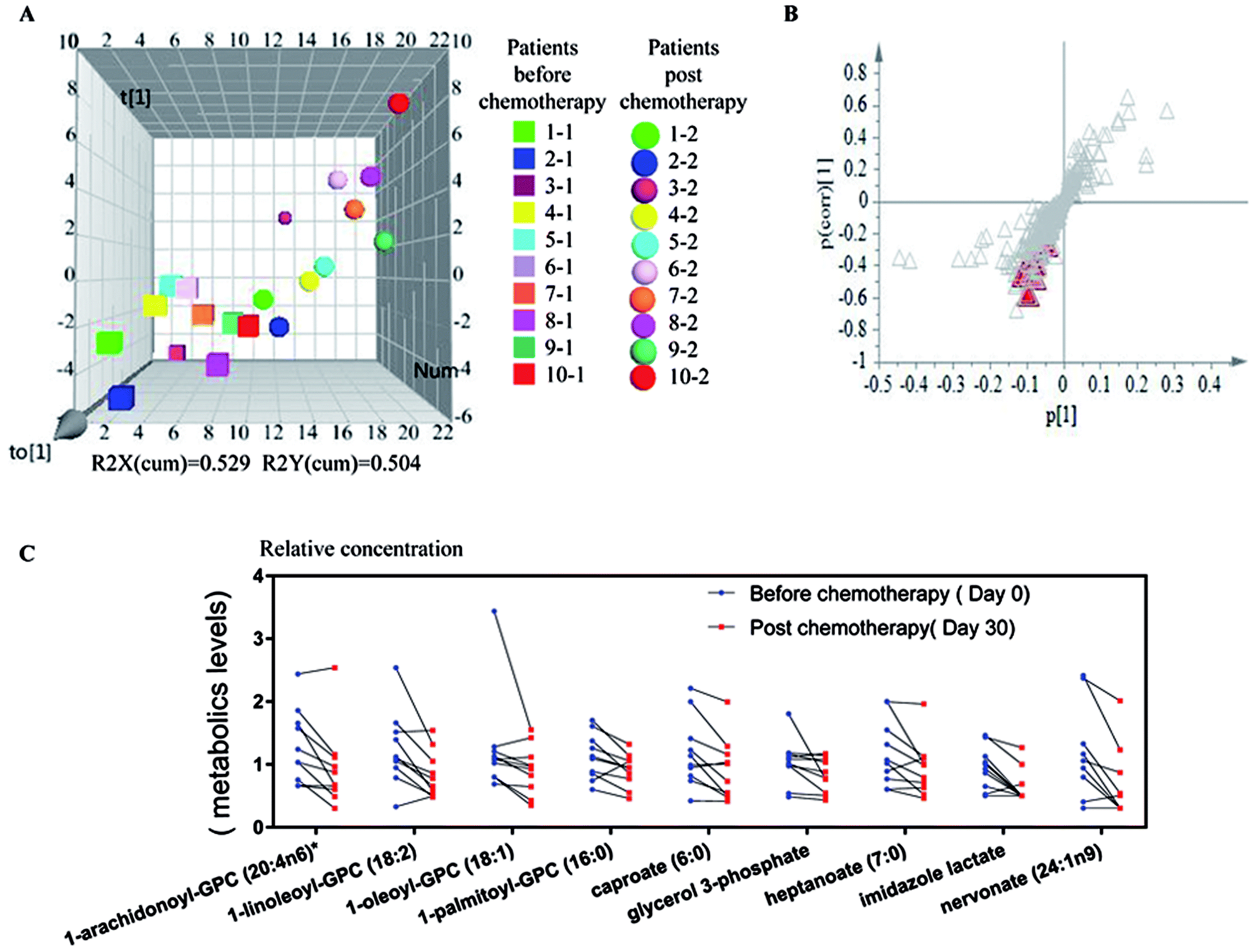 salvage charges, metabolomics analysis of salvage chemotherapy on