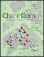 Journal cover: Chemical Communications