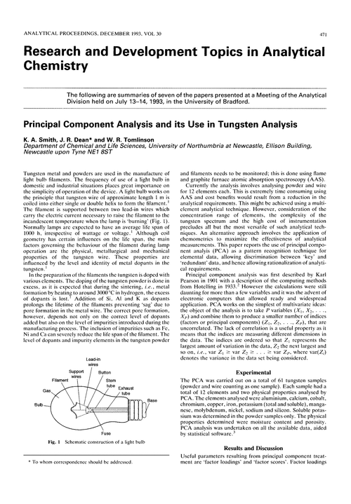 High school chemistry research paper ideas