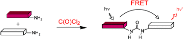 Graphical abstract: A FRET approach to phosgene detection