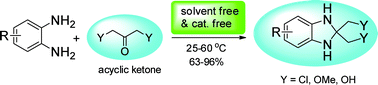 Graphical abstract: Solvent- and catalyst-free synthesis of 2,3-dihydro-1H-benzo[d]imidazoles