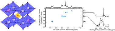 Graphical abstract: Probing the local structures and protonic conduction pathways in scandium substituted BaZrO3 by multinuclear solid-state NMR spectroscopy