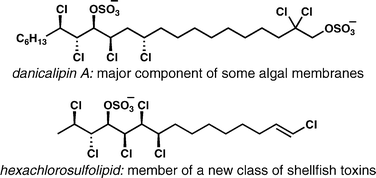 Graphical abstract: Chlorosulfolipids: Structure, synthesis, and biological relevance