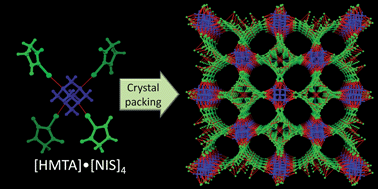 Crystal packing of amines and N-haloimides