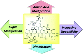 Graphical abstract: Recent advances in the synthesis of new glycopeptide antibiotics