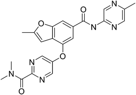 Graphical abstract: Designing glucokinase activators with reduced hypoglycemia risk: discovery of N,N-dimethyl-5-(2-methyl-6-((5-methylpyrazin-2-yl)-carbamoyl)benzofuran-4-yloxy)pyrimidine-2-carboxamide as a clinical candidate for the treatment of type 2 diabetes mellitus