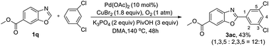 Graphical abstract: Palladium-catalyzed direct arylation of benzoxazoles with unactivated simple arenes