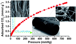 Carbon nanotube modified carbon composite monoliths as superior adsorbents for carbon dioxide capture