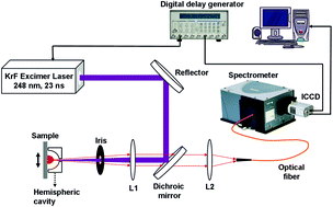 Graphical abstract: Element dependence of enhancement in optics emission from laser-induced plasma under spatial confinement