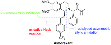 Graphical abstract: Enantioselective synthesis of almorexant via iridium-catalysed intramolecular allylic amidation