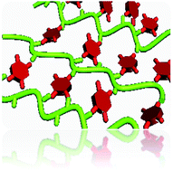 Graphical abstract: Organic acids can crosslink poly(ionic liquid)s into mesoporous polyelectrolyte complexes