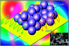 Graphical abstract: Brushing, a simple way to fabricate SERS active paper substrates