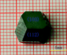 Graphical abstract: Bulk crystal growth of hybrid perovskite material CH3NH3PbI3