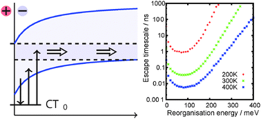 Ultrafast charge separation and nongeminate electron–hole recombination in organic photovoltaics