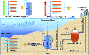 Graphical abstract Graphical abstract: The near-future integration of microbial desalination cells with reverse osmosis technology