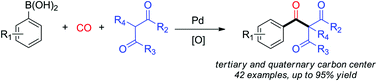 Pd-catalyzed carbonylation for the construction of tertiary and quaternary carbon centers with sp3 carbon partners