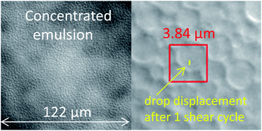 Graphical abstract: A microscopic view of the yielding transition in concentrated emulsions