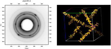 Graphical abstract: A giant polymer lattice in a polymer-stabilized blue phase liquid crystal