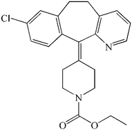 Quench-cooling amorphous loratadine 