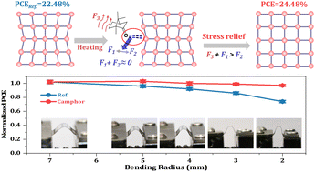 Stress release via thermodynamic regulation towards efficient flexible perovskite solar cells